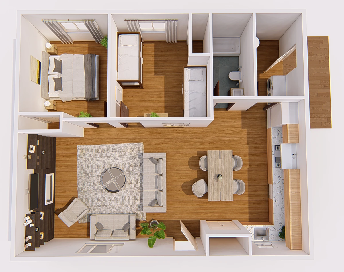 Drafting services - 3D Floor Plan